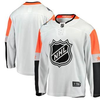 Custom Vegas Golden Knights White 2018 NHL All-Star Stitched Ice Hockey Jersey by Hockey David