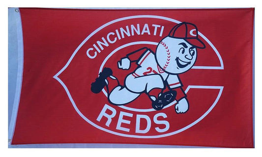 Cincinnati Reds Flag-3x5FT Banner-100% polyester by flagsshop