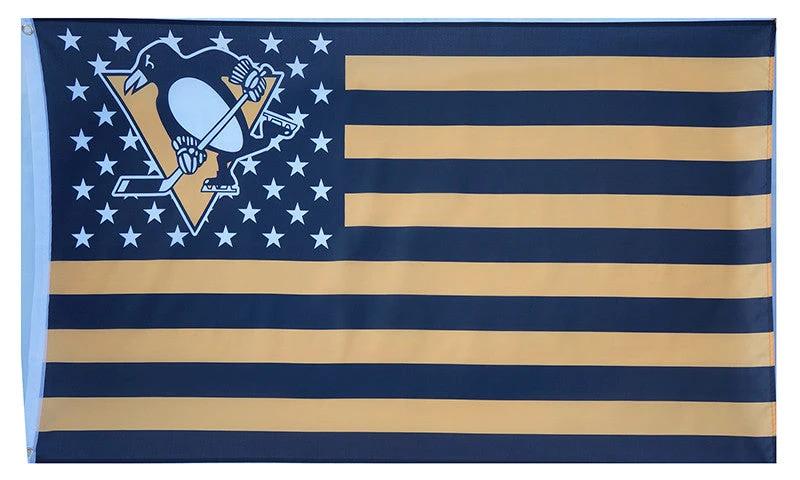 NHL Pittsburgh Penguins Flag-3x5FT Banner-100% polyester by flagsshop