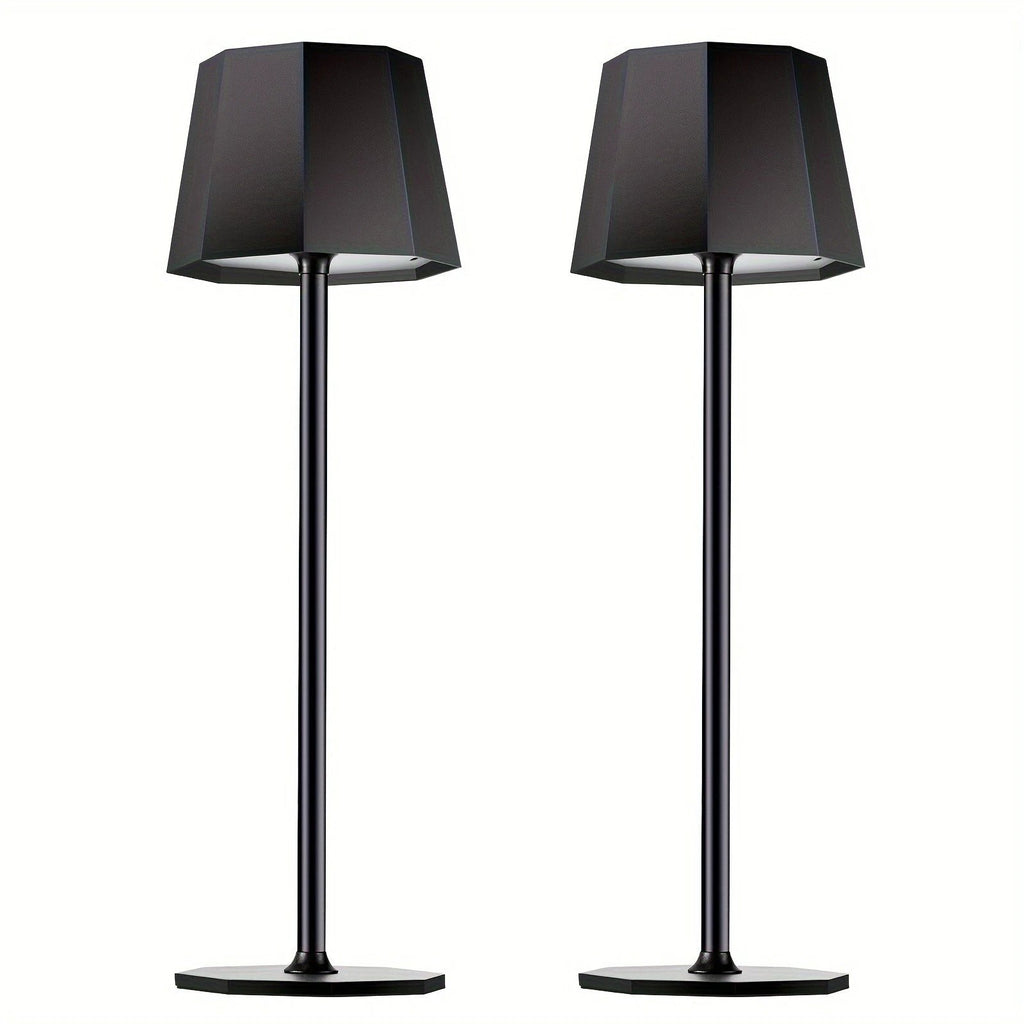 DuoGlow | Battery-Powered 2-Piece Set Cordless Table Lamp Bowlift by Bowlift