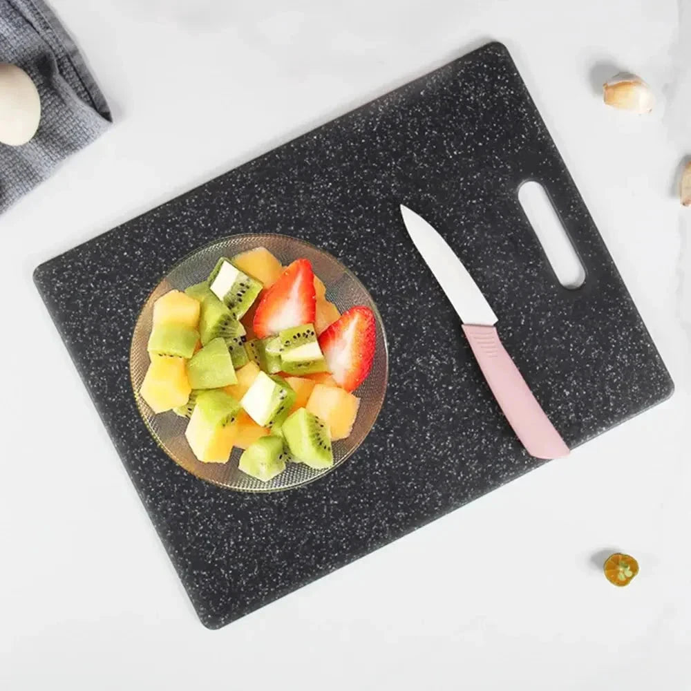 3PCS Plastic Cutting Board Set Square Double-sided Cutting Board by Bowlift