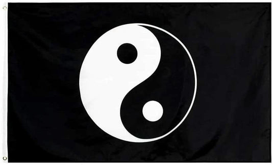 3x5FT Yin Yang Flag Vivid Color Taoism Dorm Man Cave Garage Yoga by flagsjustdoit
