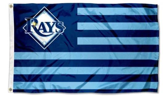 3x5ft polyester Tampa Bay Rays flag Banner USA Polyester with Brass Grommets by flagsjustdoit