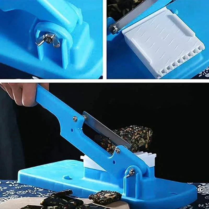 Manual Multifunctional Food Slicer – Robust Meat & Vegetable Slicer for Frozen Goods by BowLift