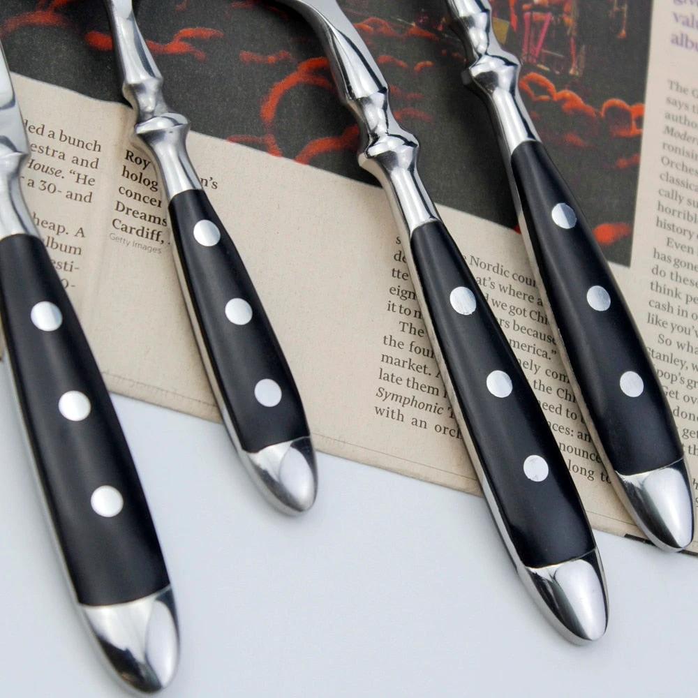 4 in 1 Set Delicate Dinnerware For Home Stainless Steel Cutlery Set by Bowlift