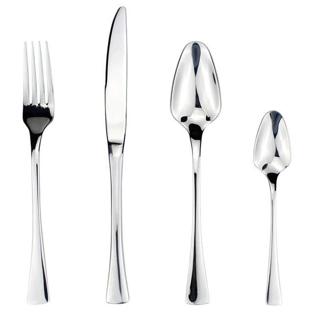 4 in 1 Set Delicate Dinnerware For Home Stainless Steel Cutlery Set by Bowlift