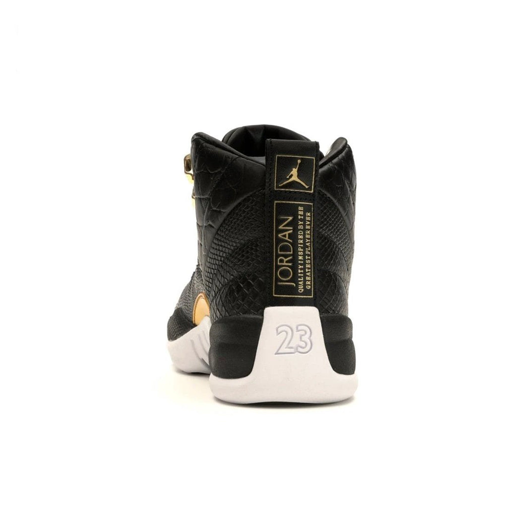 Air Jordan 12 Retro Black Metallic Gold White (W) by Air Jordan