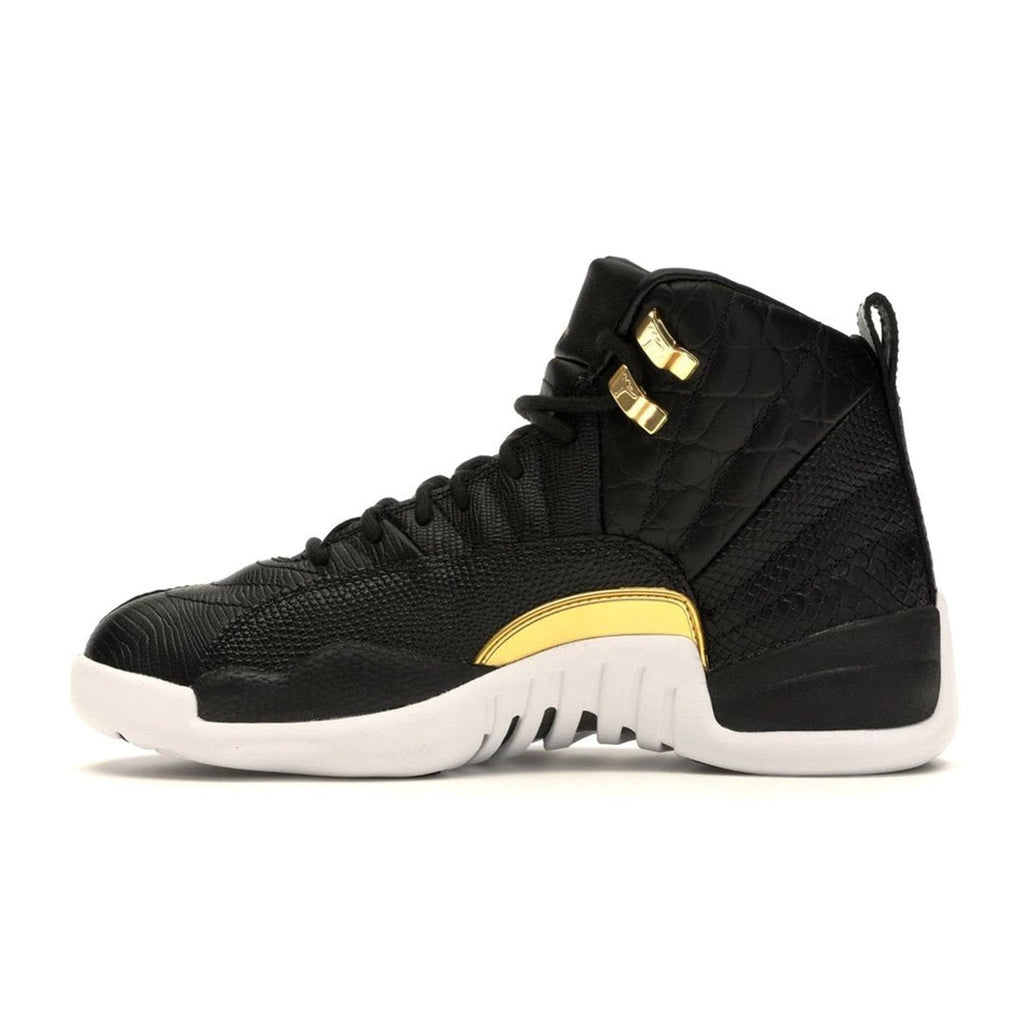 Air Jordan 12 Retro Black Metallic Gold White (W) by Air Jordan