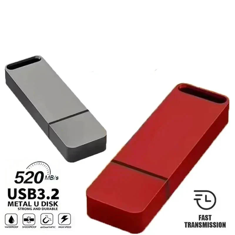 USB 3.2 Flash Drive | High-Speed, Durable Metal Housing & Waterproof for Windows and Mac OS by BowLift