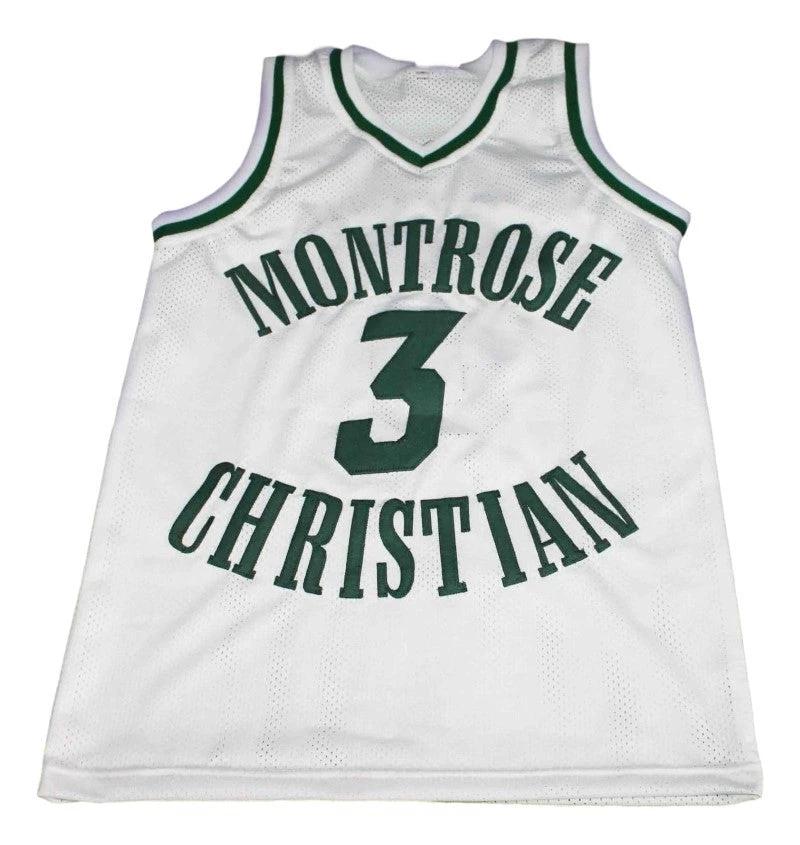 Kevin Durant Jersey #3 Montrose Christian Basketball New Sewn White by My store basketball