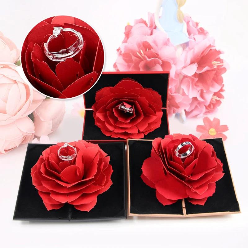 Ciaovie Ring Box Pink Pop-Up 3D by Bowlift