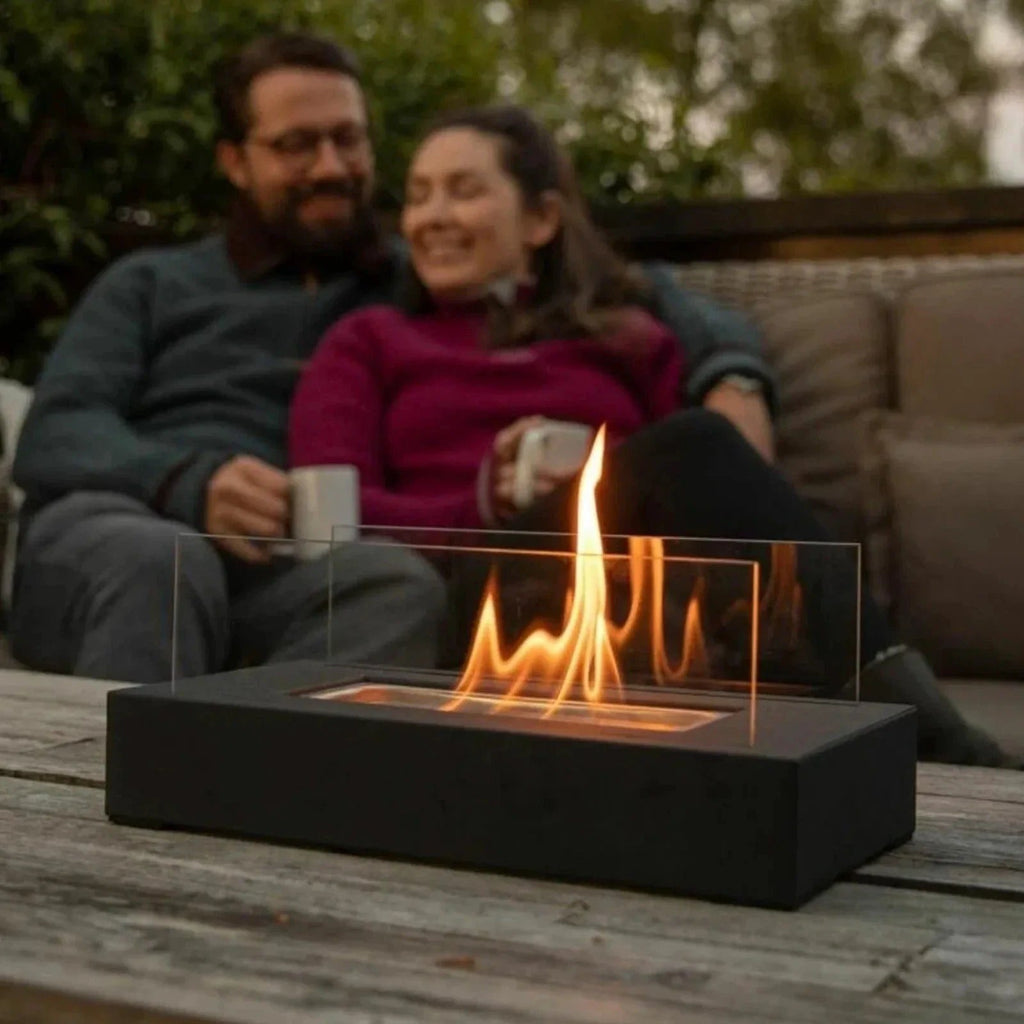 GlowMist Luxury Table Fireplace Bowlift by Bowlift