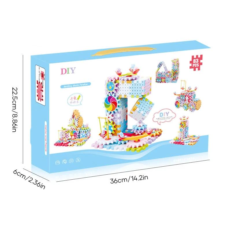 Paradise of various electric building blocks for children by Bowlift