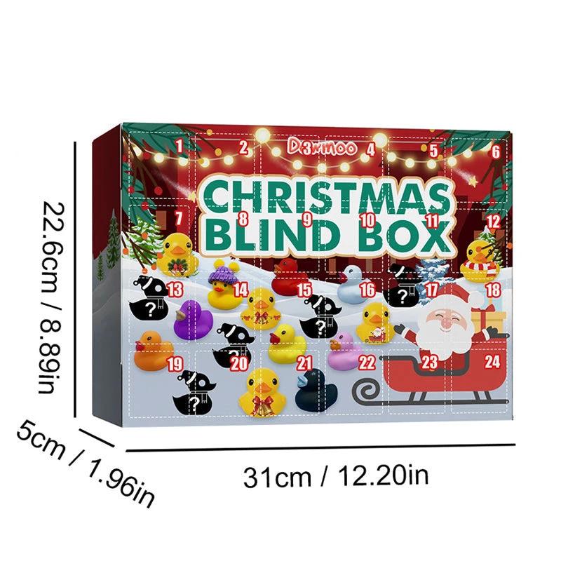 Advent Calendar 2022 - 24 Rubber Ducks for Children by Bowlift