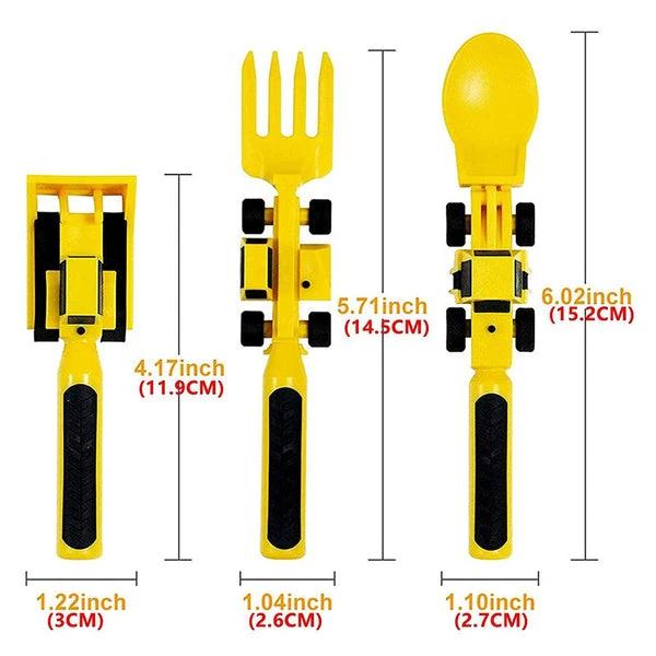 Bulldozer Children's Dinner Set by BowLift