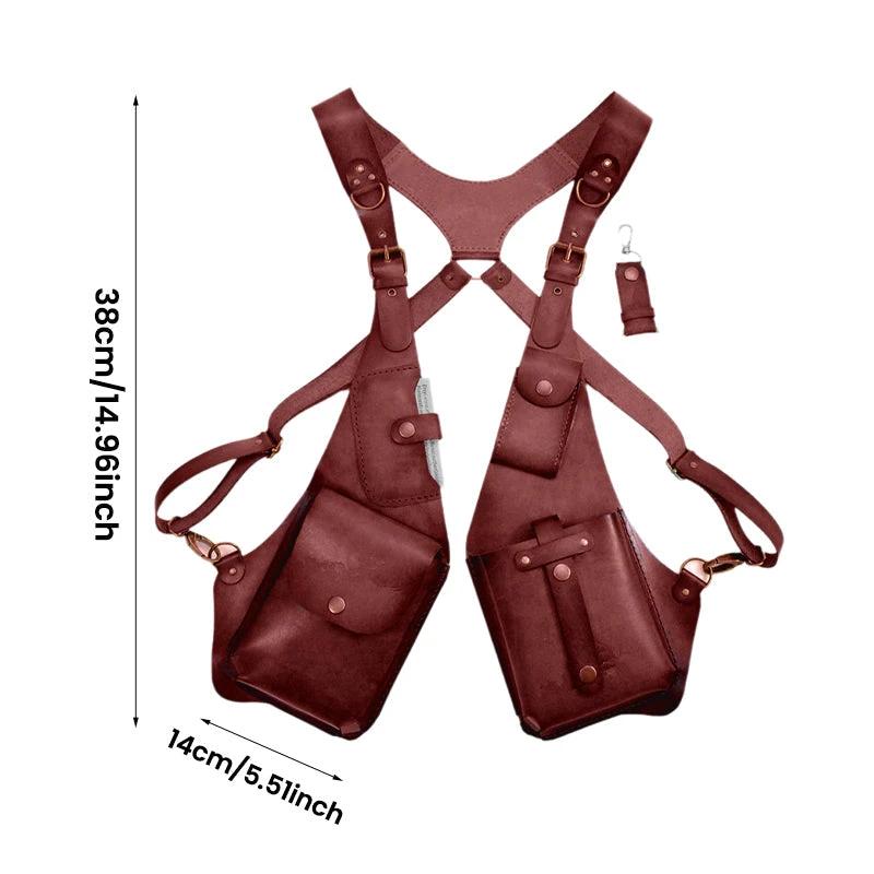 Medieval Steampunk Retro Shoulder Bag with Shoulder Strap by BowLift