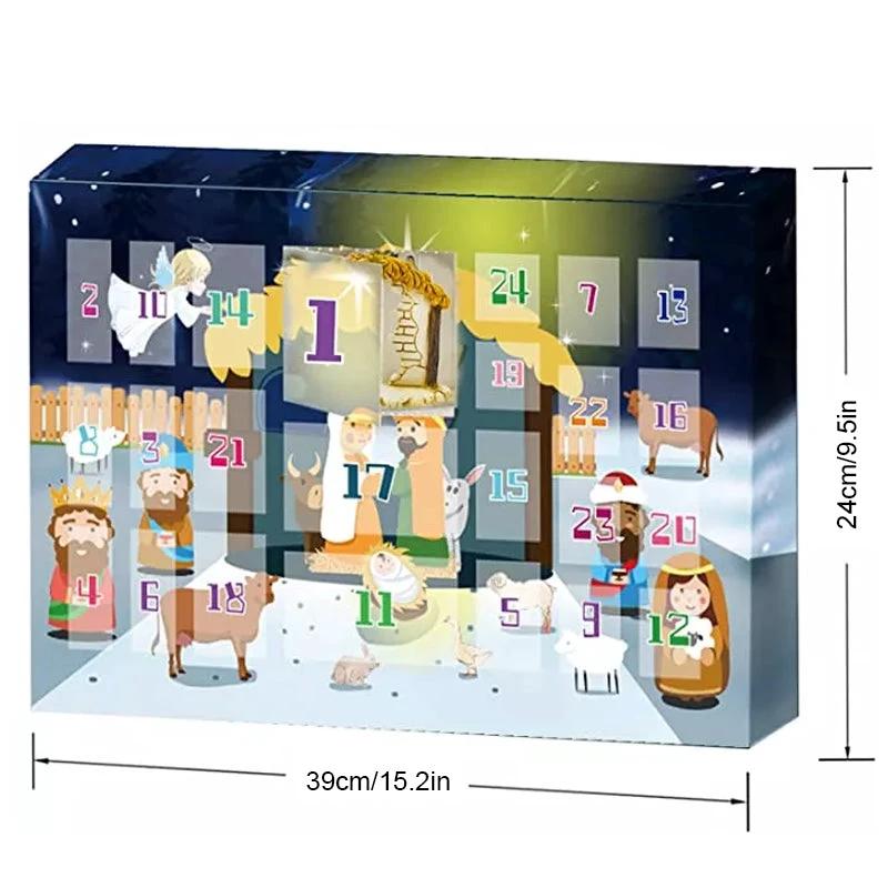 Christmas nativity scene 24 days by Bowlift