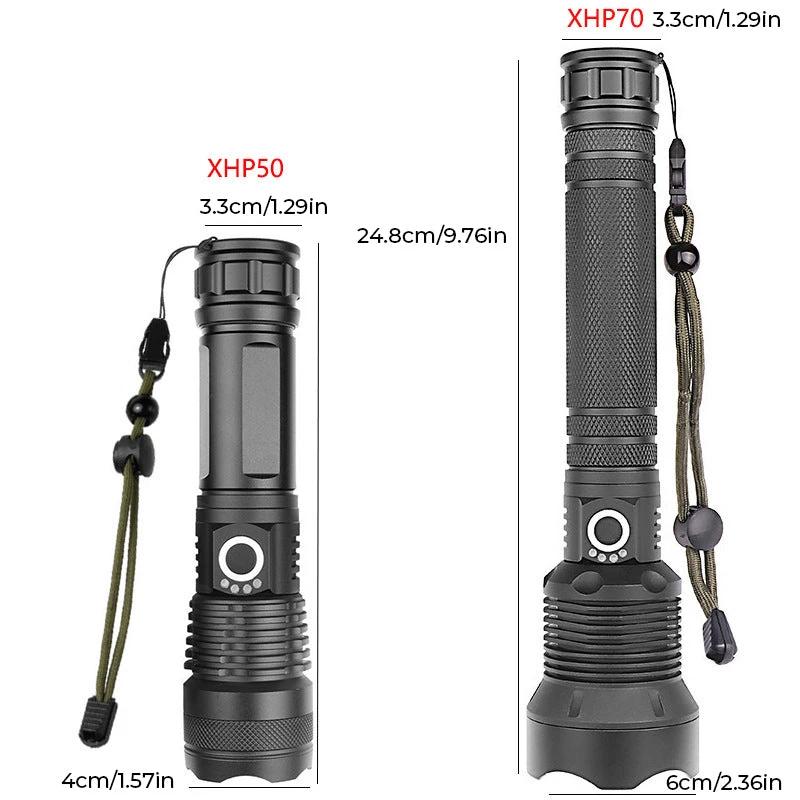 Tactical rechargeable laser LED flashlight by Bowlift