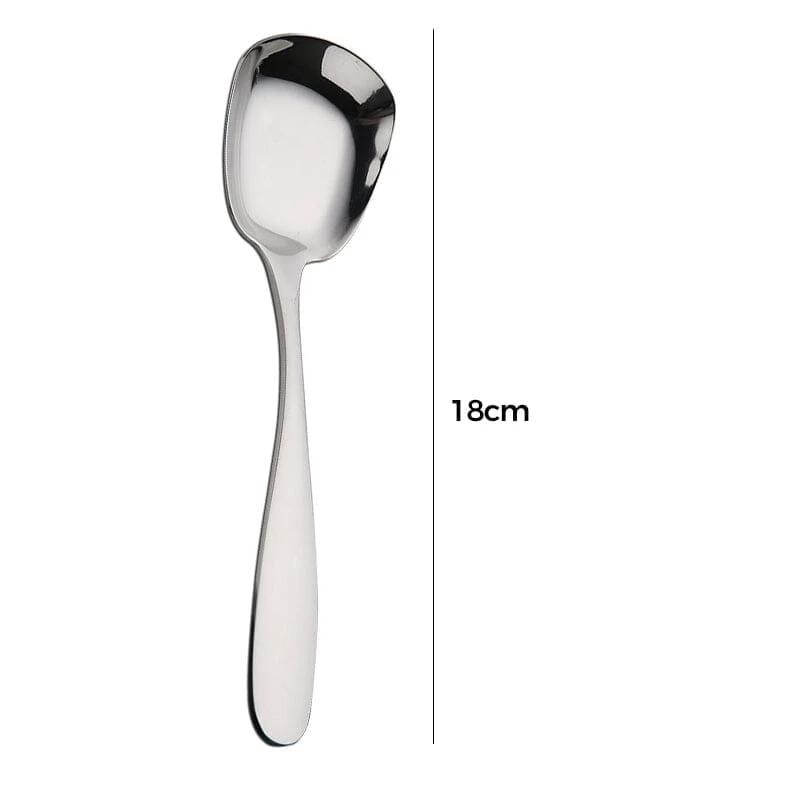 Square Head Stainless Steel Spoon by BowLift