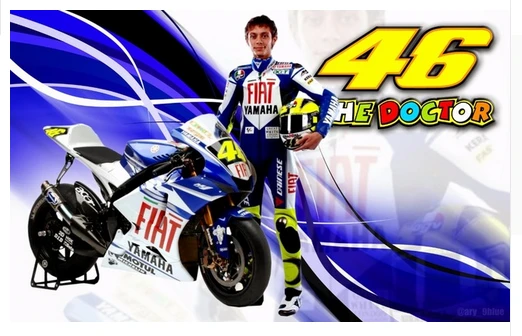 VALENTINO ROSSI 46 Flag 46 The Doctor Flag-3x5 FT Banner-100% polyester by flagsshop