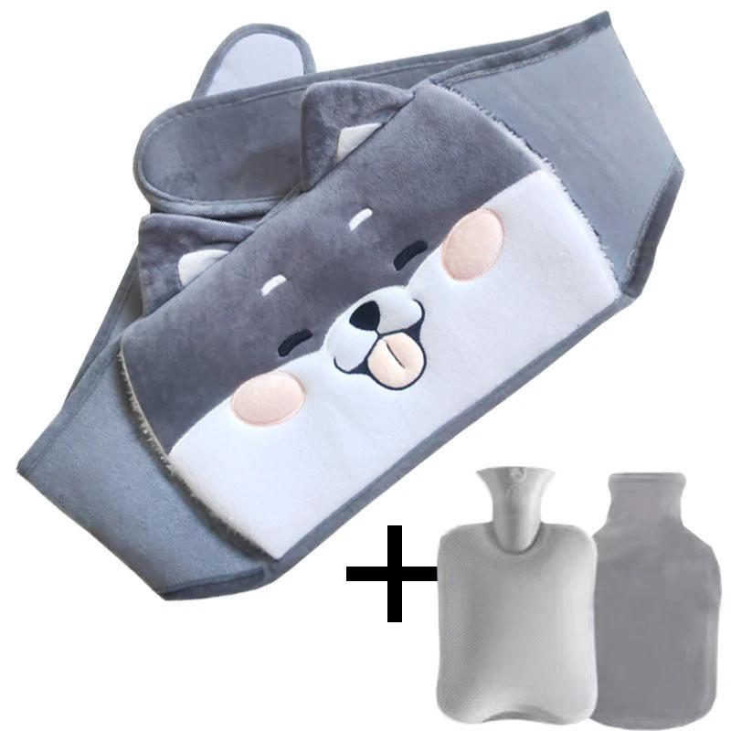 Rechargeable Plush Heating Pad Belt by Bowlift