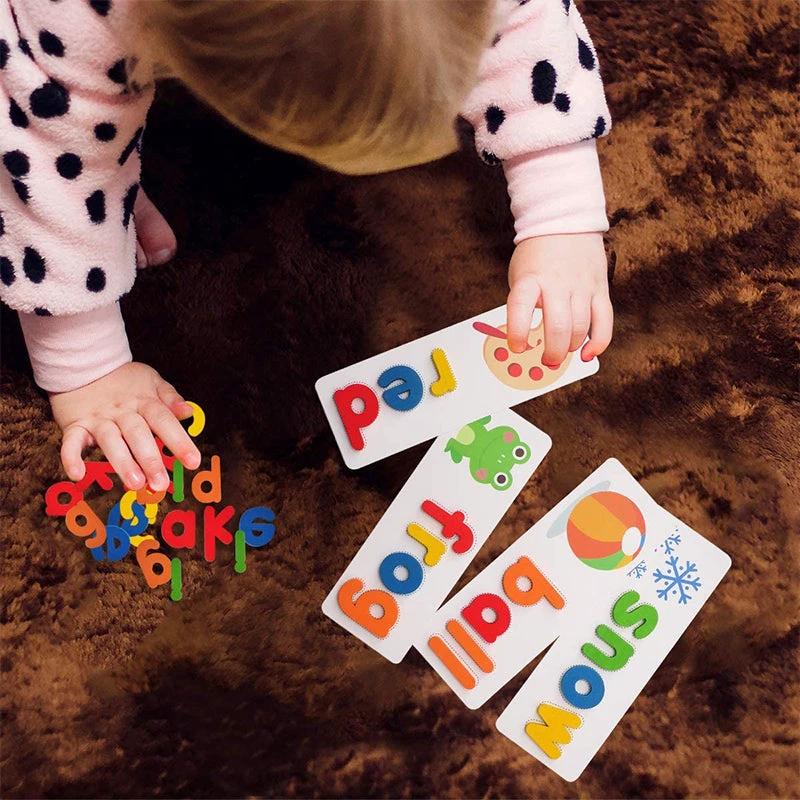 Letter recognition spelling game by Bowlift