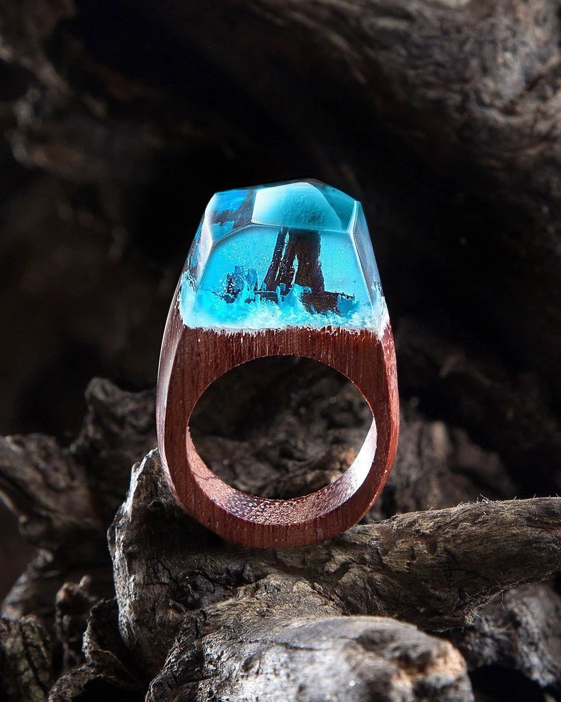 Quanta - Magic Forest Resin Ring by Bowlift