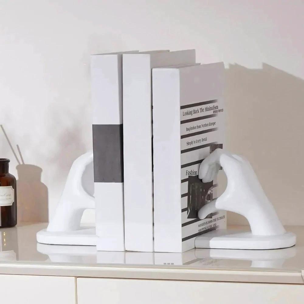 Amora Resin Love Gesture Bookends by Casa & Beyond