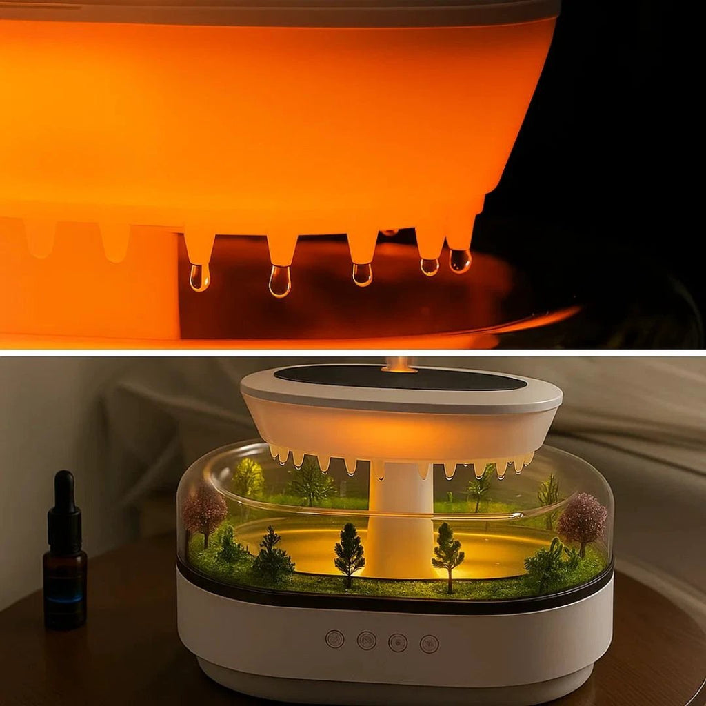 Dry-Air Relief – Quiet LED Night Light – Soothe Skin & Breathing – Calm Relaxing Sleep for Home & Bedroom Bowlift by Bowlift