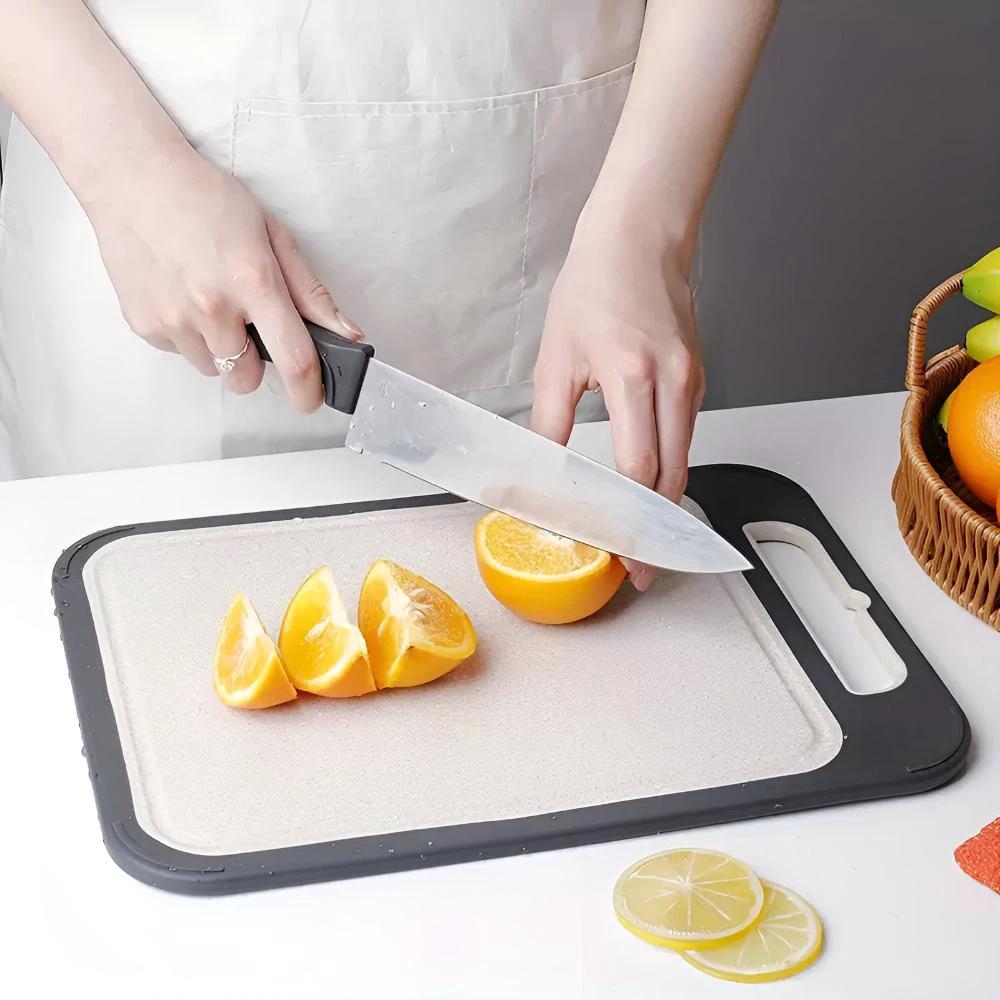 Reversible Stainless Steel Cutting Board by Casa & Beyond