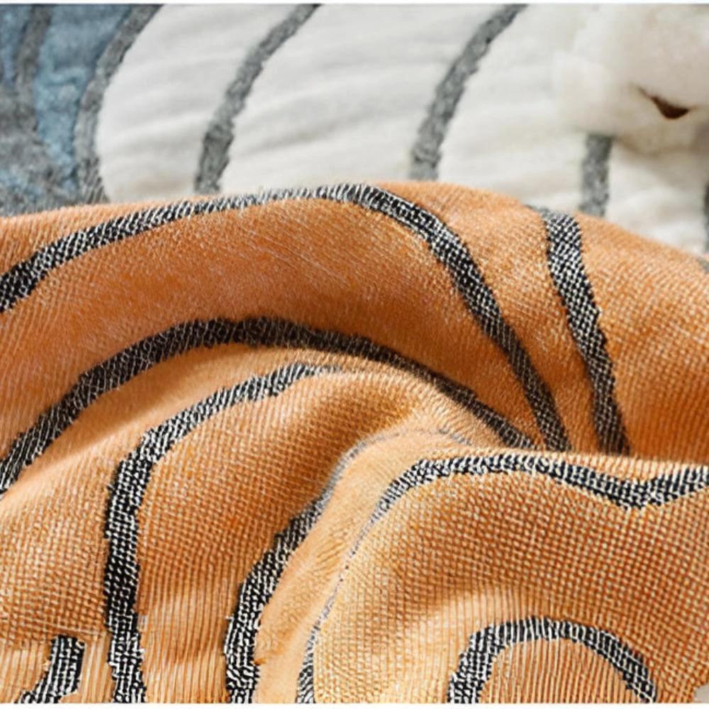 Scallop-Pattern Cotton Blanket by Casa & Beyond