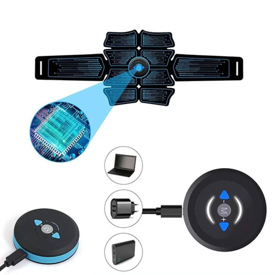 CorePulse Abdominal Electrical Muscle Stimulator | Belt for Muscle Toning - Belly Fat Loss - Post-Workout Recovery and Pain Relief Bowlift by Bowlift