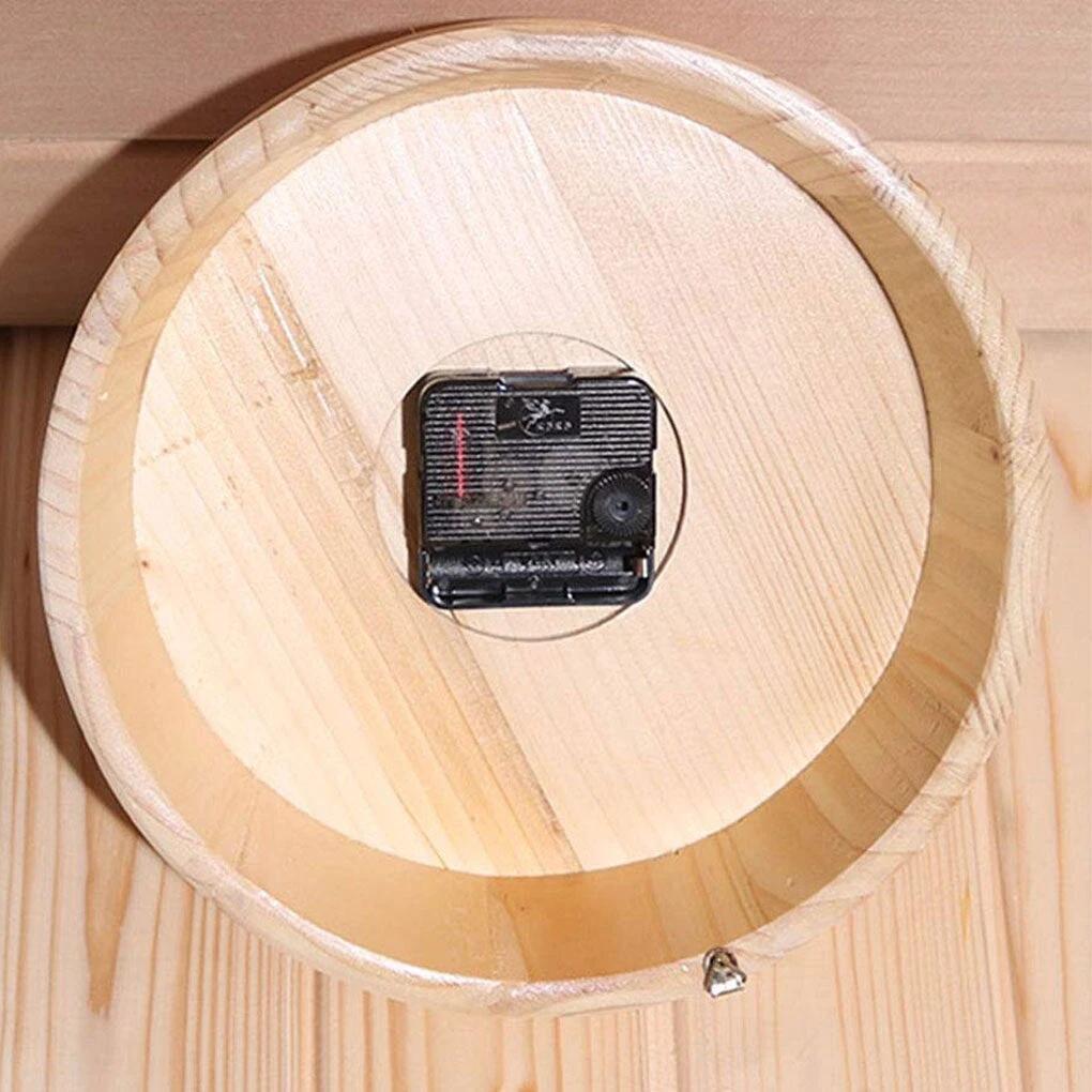 NordicHush Silent Wooden Wall Clock Bowlift by Bowlift