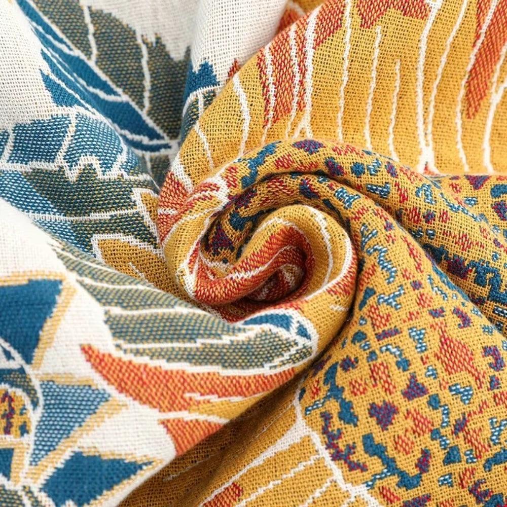 Savanna Bloom Cotton Bath Towel by Casa & Beyond