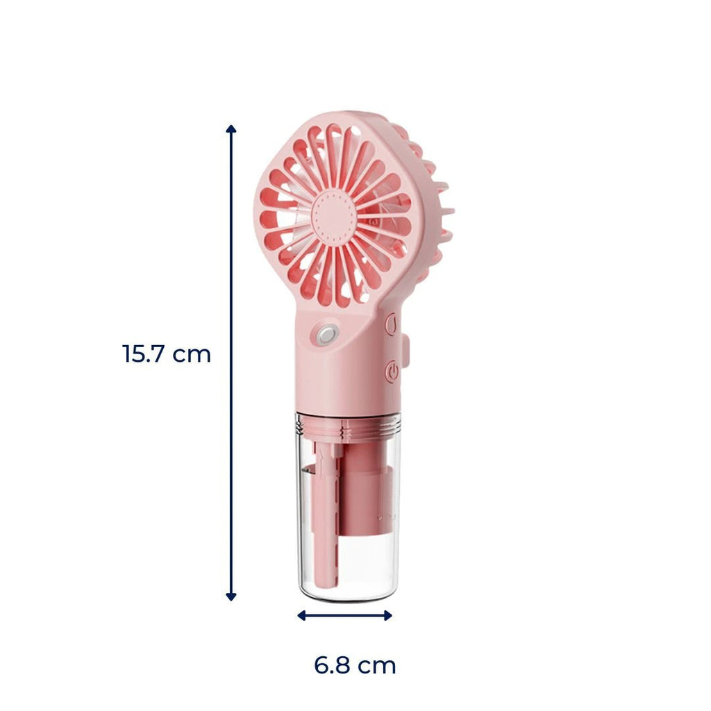 Portable Cooling Mist Spray – Transparent Tank – USB Rechargeable – Beat Heat & Stay Cool Outdoors Bowlift by Bowlift