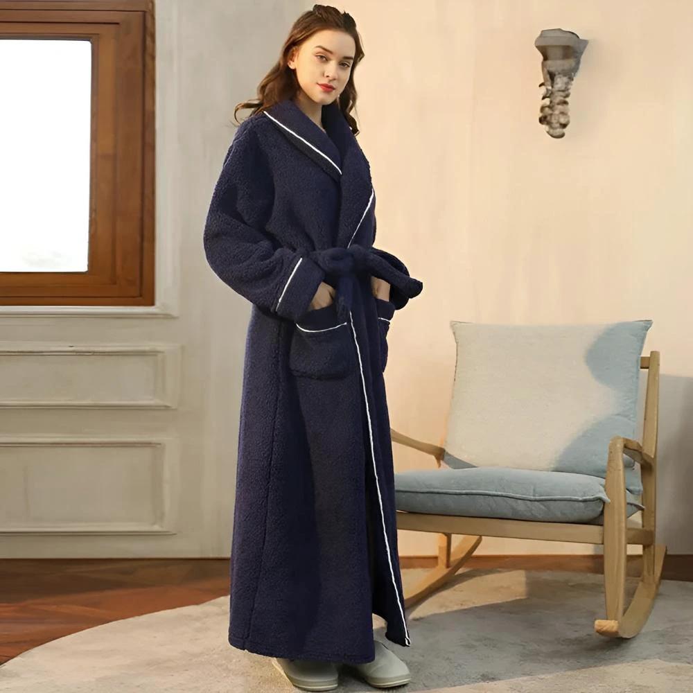 Sherpa Comfort Bathrobe by Casa & Beyond