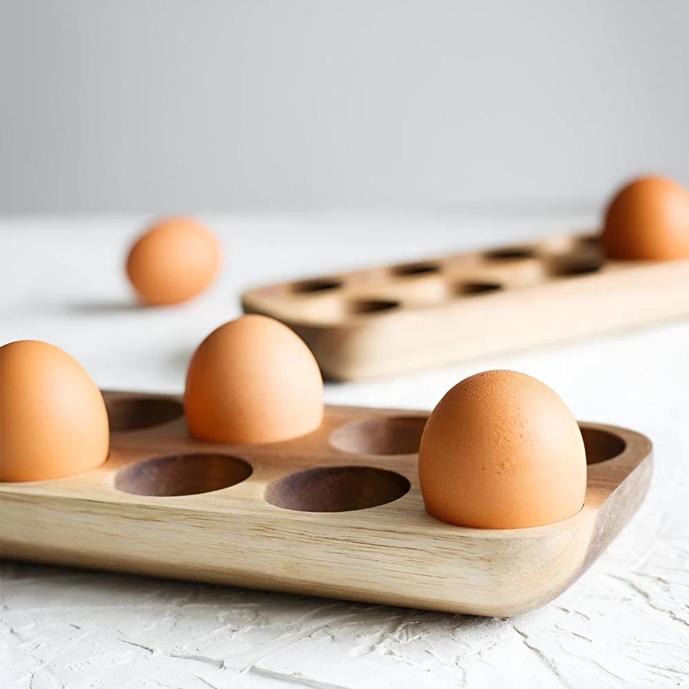 Wooden Egg Tray by Casa & Beyond