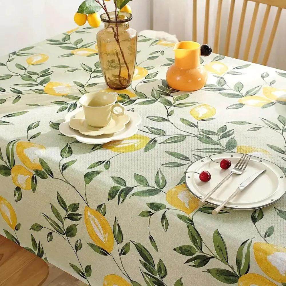 Lemon Leaf Tablecloth by Casa & Beyond