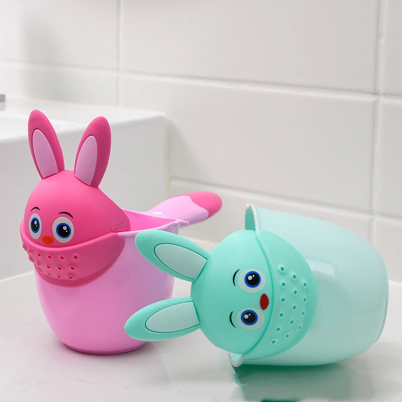 Kids Shampoo Rinse Cup – Bunny Shampoo Head Washer for Kids by BowLift