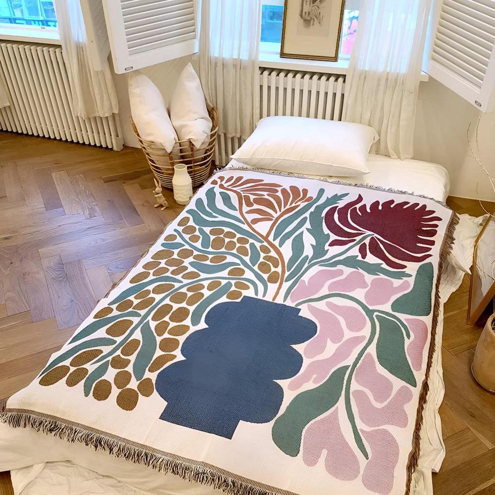 Floravase Woven Throw by Casa & Beyond