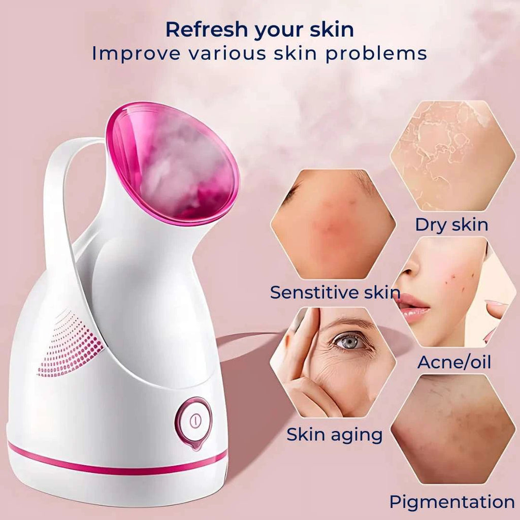 PureGlow | Professional Facial Steamer – Deeply Hydrates, Opens Pores, Boosts Circulation & Soothes Skin – Face Humidifier & Detox Tool Bowlift by Bowlift