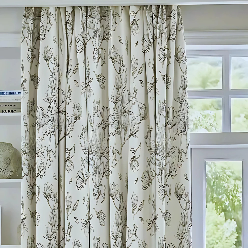 Fresh Floral Sunshade Curtains by Casa & Beyond