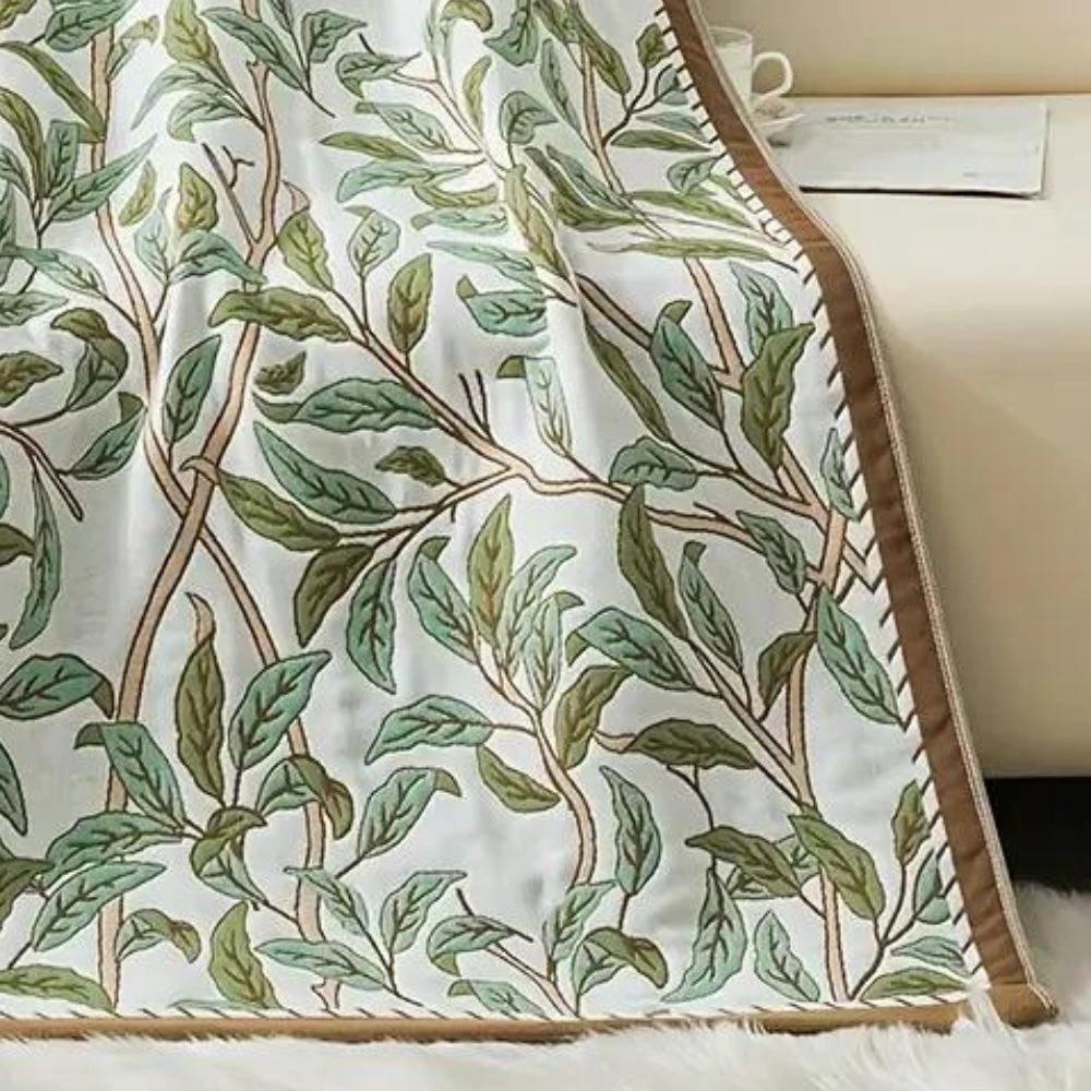 Floral Cotton Bath Towel by Casa & Beyond