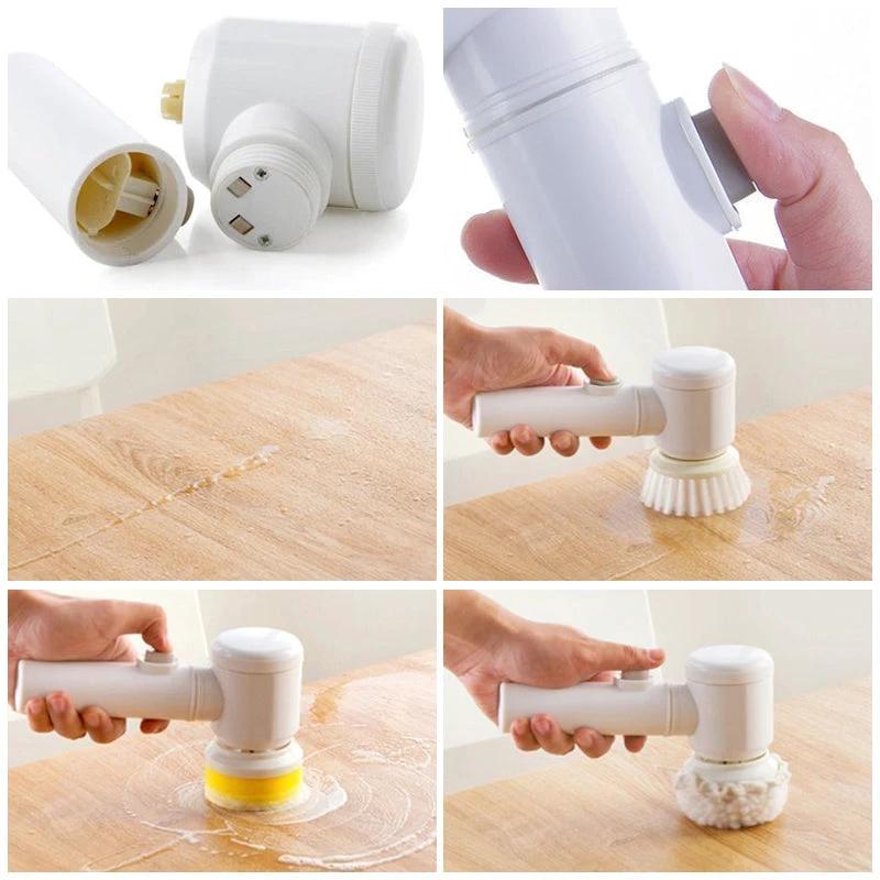 Multifunctional electric cleaning brush by Bowlift
