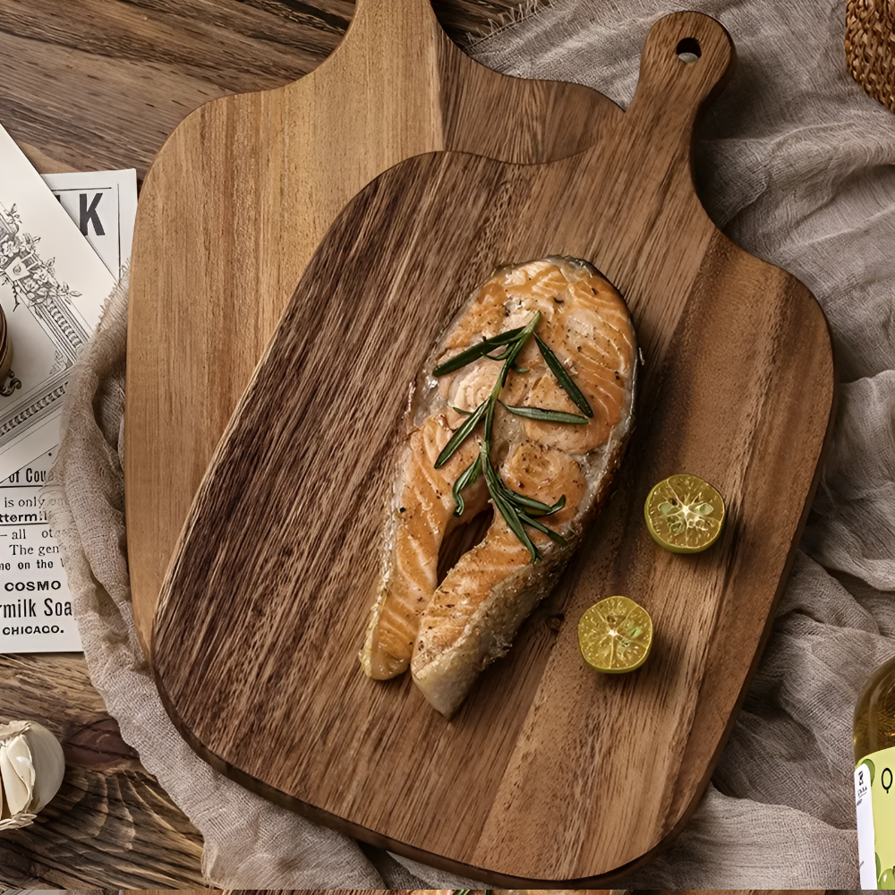 Artisan Wooden Serving Platter by Casa & Beyond