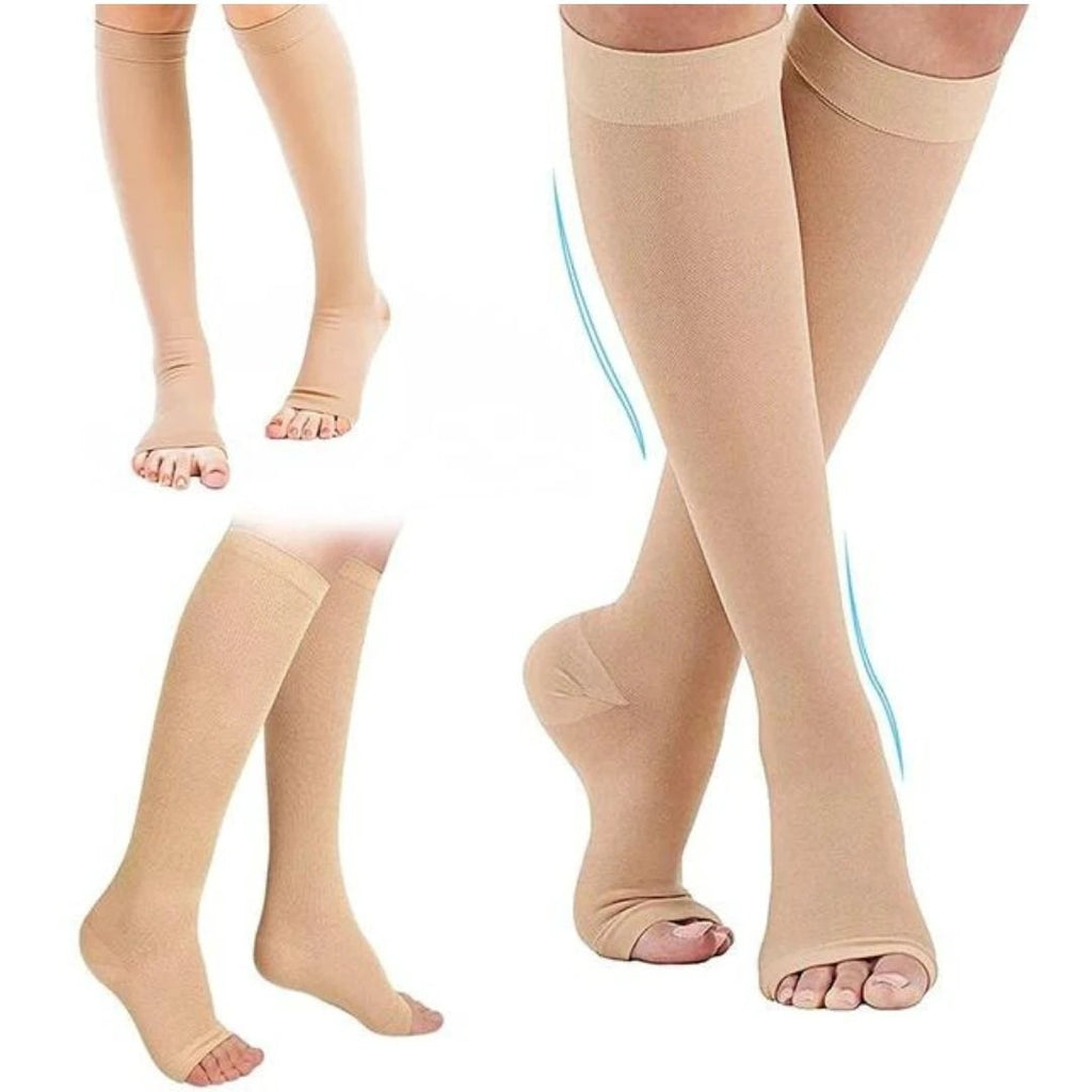 CircuFlex Orthopedic Comfort Compression Stockings | for Improved Blood Circulation - Pain Relief - Reduced Swelling - Varicose Vein Management Bowlift by Bowlift