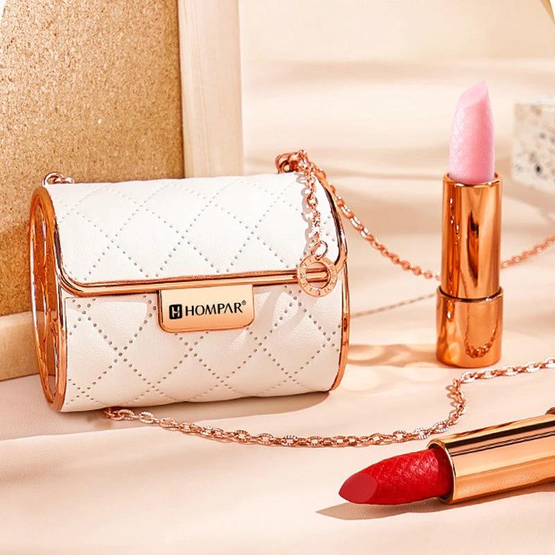 Lipstick Set Velvet Matte with Glamour Chain Handbag by Bowlift