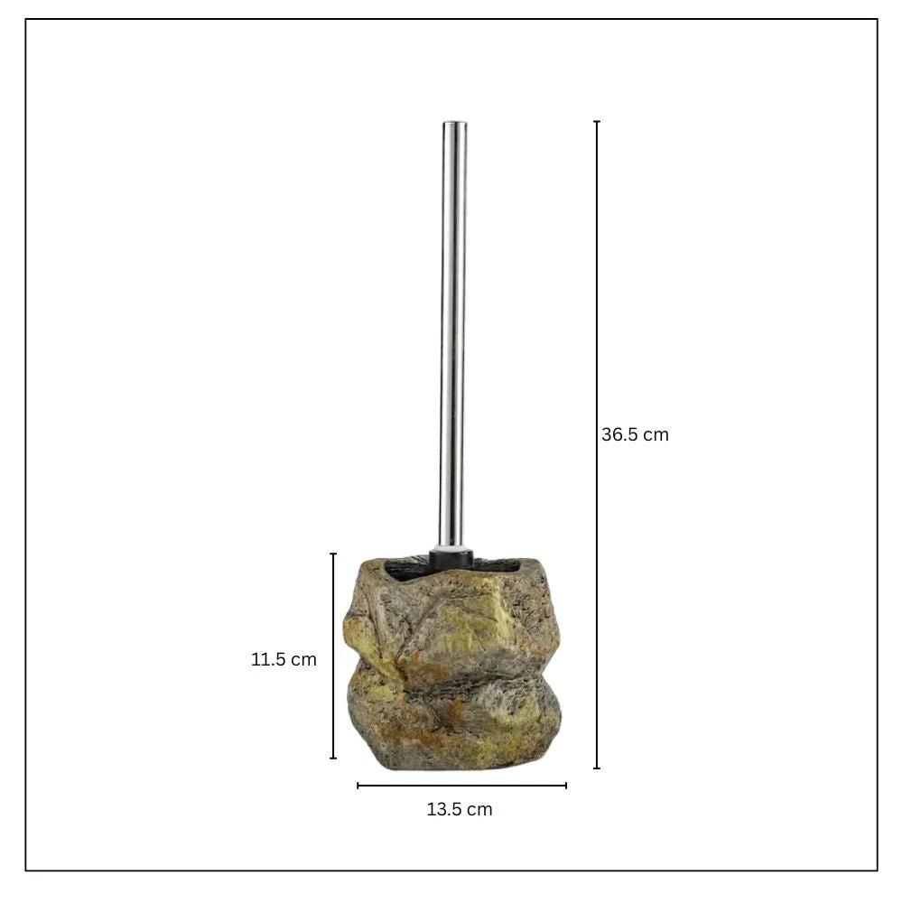 Retro Stone Ceramic Toilet Brush by Casa & Beyond