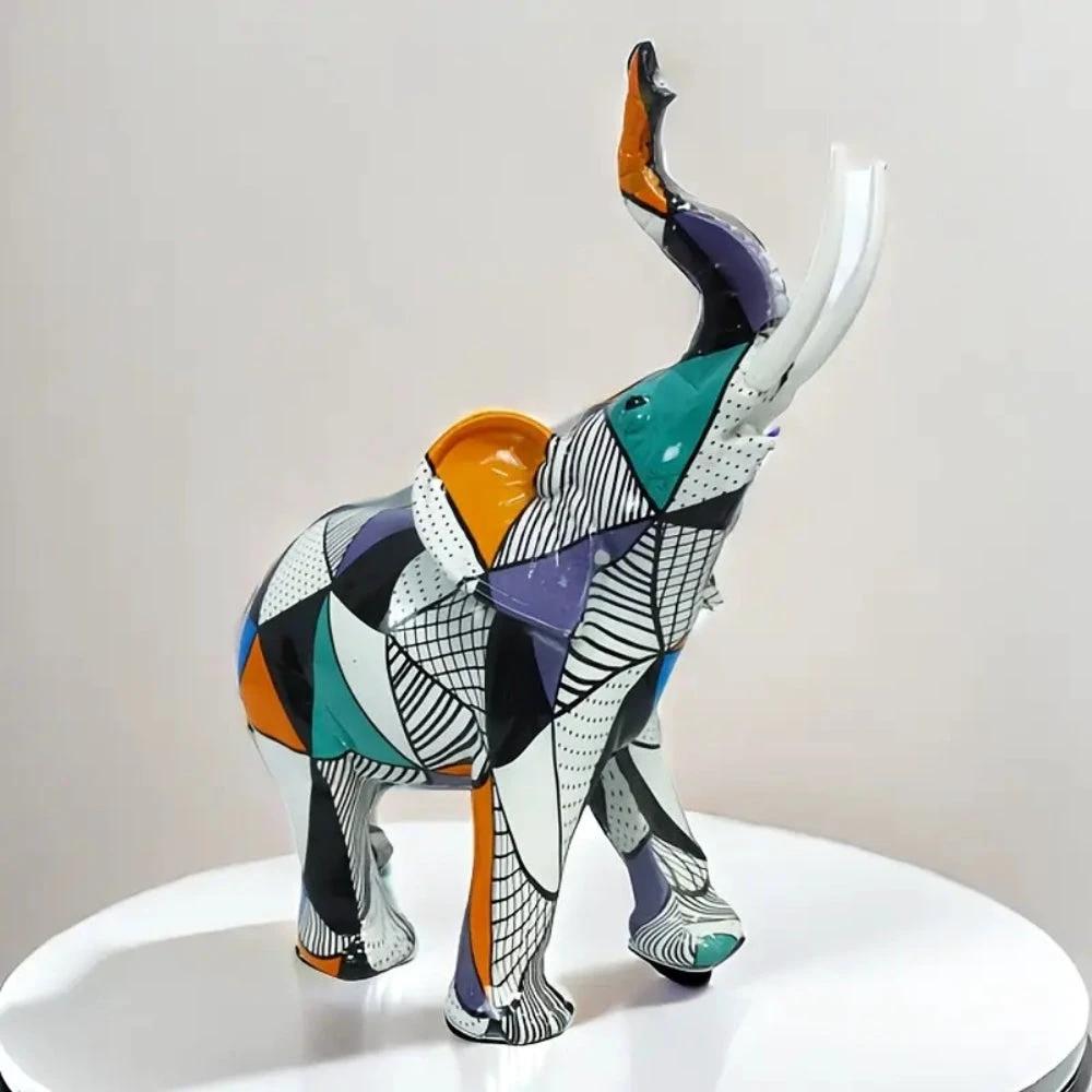 Luxury Abstract Elephant Figurine by Casa & Beyond