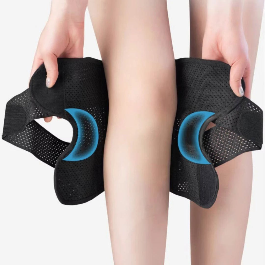 FlexGuard Knee Pads | with Support Compression Springs and Tension Strap - for Stability - Pain Relief and Protection Bowlift by Bowlift